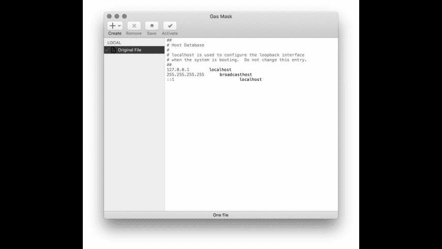 Mac App Hosts File